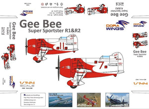 Dora Wings 14402 GeeBee Supersporster R1&amp;amp;R2 1/144 – Bild 2