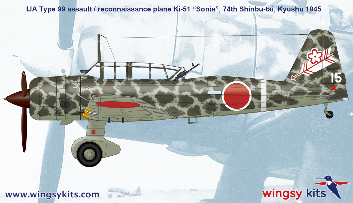 Wingsy Kits D5-05 IJA Type 99 assault/recon. plane Ki-51 “Sonia” 1/48 – zdjęcie 18