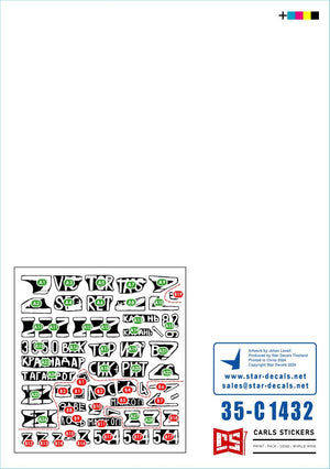 Star Decals 35-C1432 War in Ukraine # 26 Russian T-72B3 in Mariupol 2022. T-72B3 obr. 2012 and obr. 2016. 1/35 – zdjęcie 2