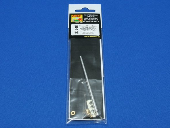 Aber 35L-046 German 75 mm Barrel for Kwk 40 L/48 with early model muzzle brake for Pz.Kpfw. IV Ausf.G late - Ausf.H 1/35 – image 3