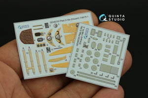 Quinta Studio QD48235 Pfalz D.IIIa 3D-Printed &amp;amp; colored Interior on decal paper (Eduard) 1/48 – image 6