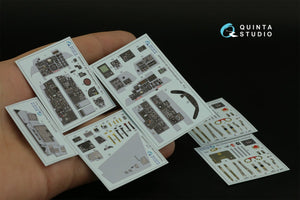 Quinta Studio QD32039 F-4E 3D-Printed &amp;amp; colored Interior on decal paper (Revell) 1/32 – image 7