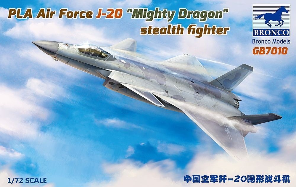 Bronco GB7010 PLA ​​J-20A Stealthfighter de l'Armée de l'Air au 1/72