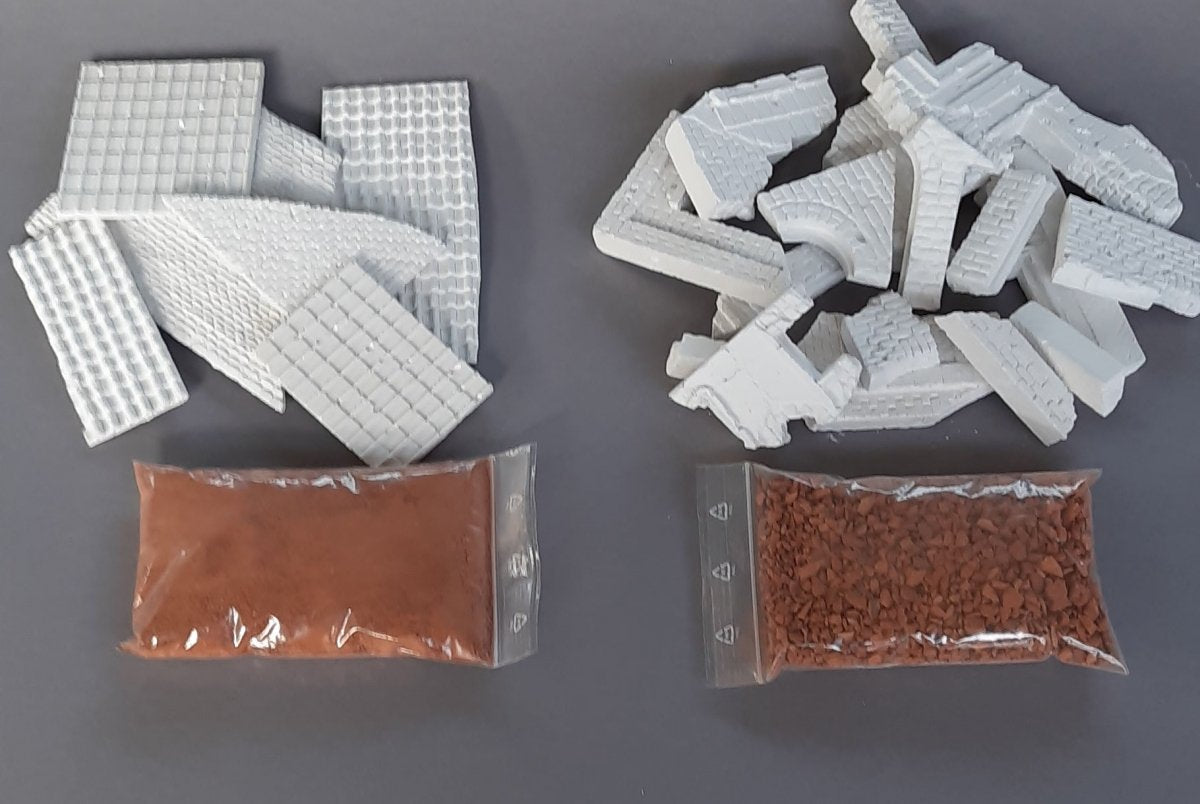 RT-Diorama 35045 Rubble and Ruins Set 1/35 – zdjęcie 2