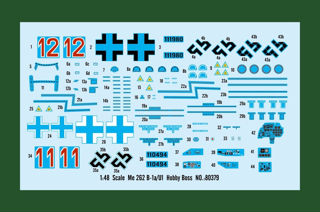 Hobby Boss 80379 Messerschmitt Me 262B-1a/U1 – image 4