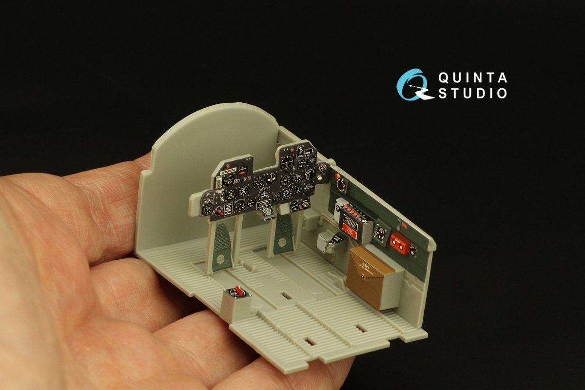 Quinta Studio QD32136 P-47D Razorback 3D-Printed &amp;amp; coloured Interior on decal paper (Trumpeter) 1/32 – zdjęcie 8