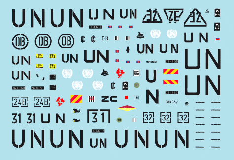Star Decals 72-A1009 Balkan Peacekeepers (1) British UN Warriors 1/72 – Bild 3