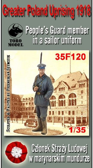 ToRo Model 35F120 Greater Poland Uprising 1918 - Member of the People&amp;#39;s Guard in a sailor uniform 1/35