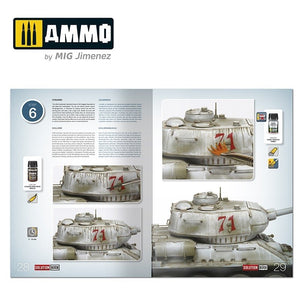 AMMO of Mig Jimenez 7903 SOLUTION BOX MINI (20) - How to paint WWII Soviet Winter Vehicles – zdjęcie 8