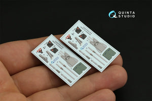 Quinta Studio QD48320 Su-30SM 3D-Printed &amp;amp; colored Interior on decal paper (GWH) 1/48 – image 7