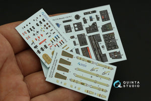 Quinta Studio QD32093 He 219 3D-Printed &amp;amp; coloured Interior on decal paper ( Revell ) 1/32 – zdjęcie 13