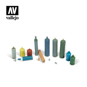 Vallejo SC209 Diorama Accessories Modern Gas Bottles (Butle gazowe) 1/35