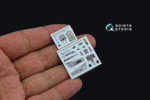 Quinta Studio QD72118 MiG-29A (NATO) 3D-Printed coloured Interior on decal paper (Trumpeter/IBG Models) 1/72 – immagine 4
