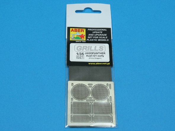 Aber 35G21 Grilles for german tank destroyer Jagdpanther Ausf.G1 early 1/35 – zdjęcie 4