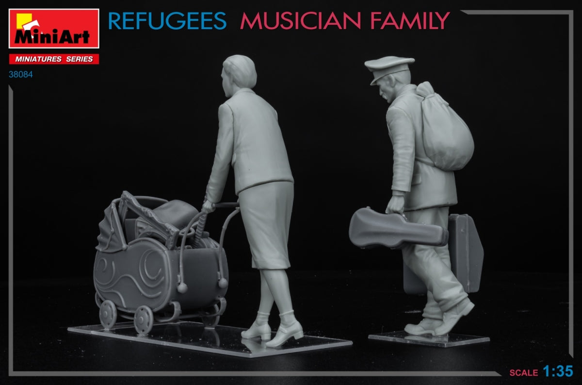 MiniArt 38084 REFUGEES. MUSICIAN FAMILY 1/35 – image 5