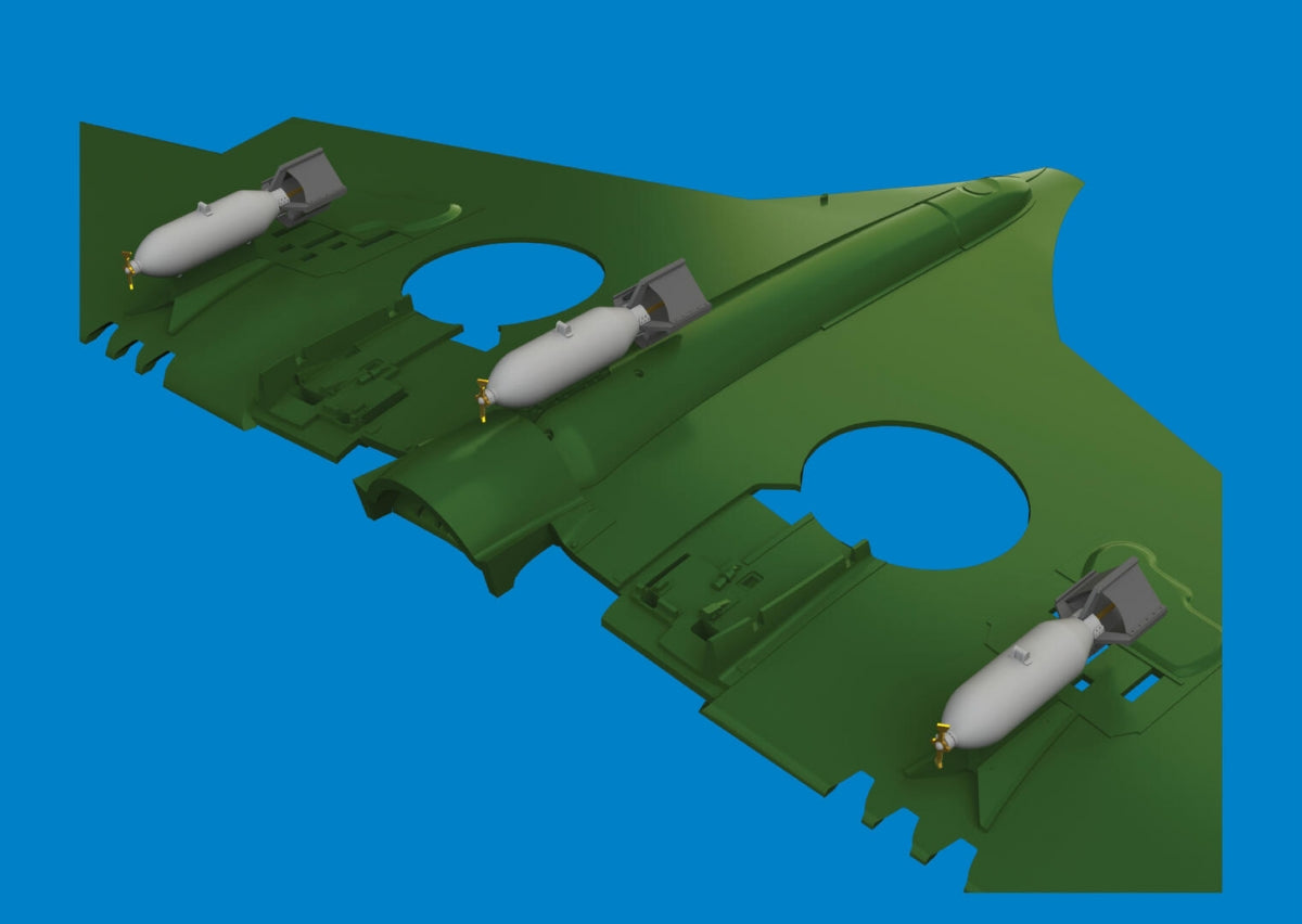 Eduard 6481083 P-40 100lb M30 US bombs PRINT EDUARD 1/48 – zdjęcie 2