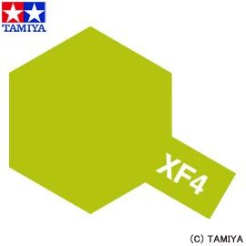 Tamiya XF4 Yellow Green (81704) Acrylic paint 10ml – zdjęcie 3