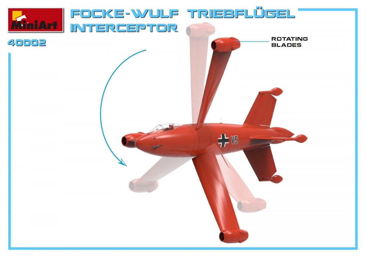 MiniArt 40002 FOCKE WULF TRIEBFLUGEL INTERCEPTOR 1/35 – Bild 5