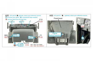 Quinta Studio QD35069 Steyr 1500A 3D-Printed &amp;amp; coloured Interior on decal paper (Tamiya) 1/35 – zdjęcie 6