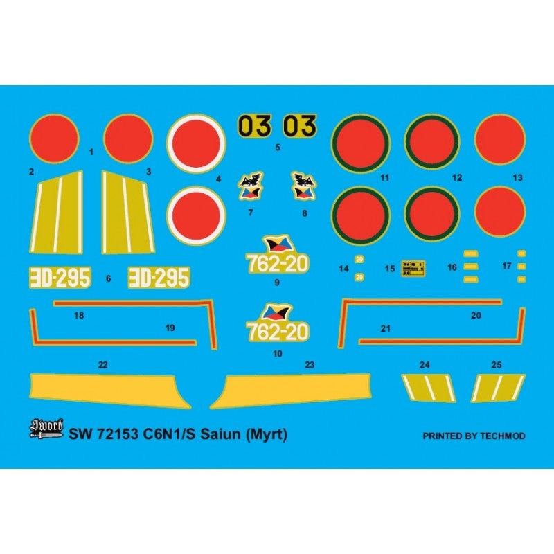 Sword 72153 Nakajima C6N1/S Myrt 1/72 – zdjęcie 3