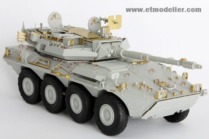 E.T. Model E35-003 Modern Spanish Army VRC-105 Centauro RCV (For TRUMPETER 00388) 1/35 – zdjęcie 2