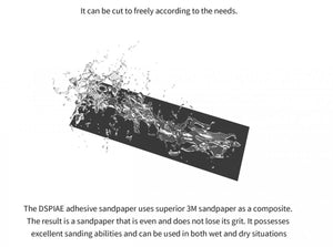 DSPIAE SP-S02 Adhesive Sanding Paper Sets 1000-2500, 100 pcs per Set – immagine 3