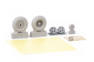 Eduard 624004 Spitfire Mk. IX wheels 5spoke AIRFIX 1/24 – image 4