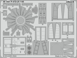 Eduard BIG49401 P-47D-25 MINICRAFT 1/48 – zdjęcie 3