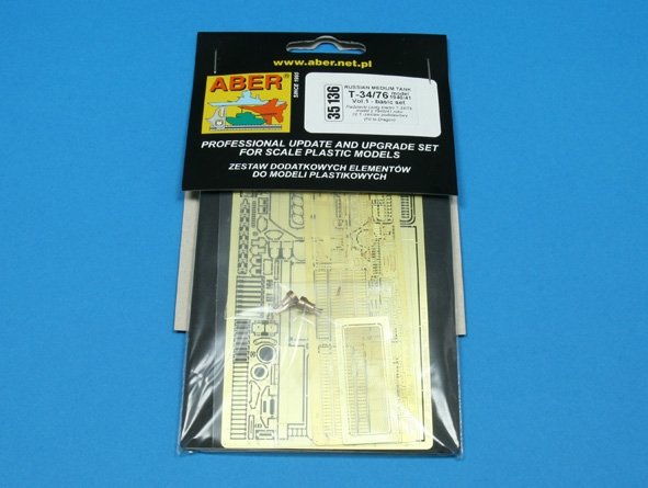 Aber 35136 Soviet medium tank T-34/76 model from 1940 part 1 basic set (DRA) (1/35) – image 3