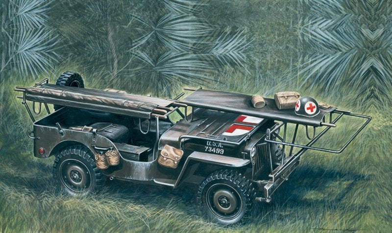 Italeri 0326 1.4 ton. 4 4 AMBULANCE JEEP 1/35