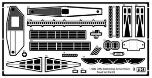 MK1 Design MS-20020 DKM Battleship SCHARNHORST RADAR &amp;amp; MAST PARTS for Trumpeter 1/200 – zdjęcie 6