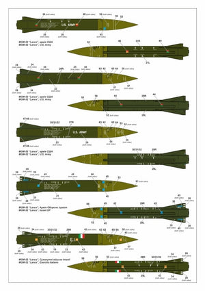 Armory Models 72432 MGM-52 Lance, US Tactical Ballistic Surface-to-Surface Missile on towed launcher 1/72