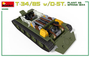 Miniart 35290 T-34/85 w/D-5T. PLANT 112. SPRING 1944. INTERIOR KIT 1/35 – zdjęcie 4