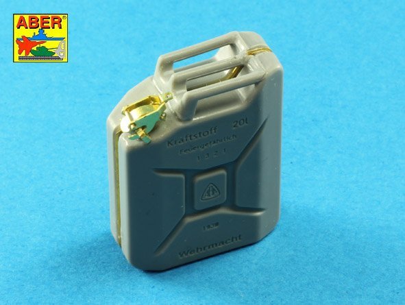 Aber 16158A German WW II 20L Jerry Can closings &amp;amp; 200L fuel drum covers (choice A) 1/16 – zdjęcie 10