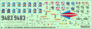 ModelMaker Decals D48152 MiG-21 in Polish service exclusive edition part III 1/48 – image 8
