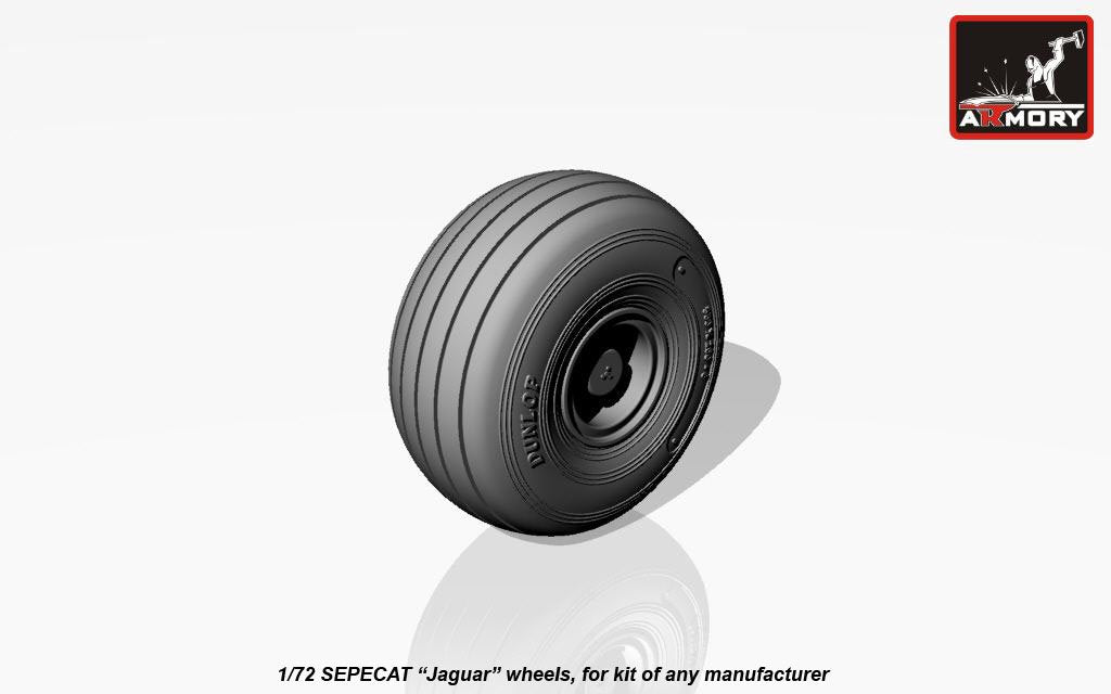 Armory Models AW72502 SEPECAT Jaguar wheels 1/72 – zdjęcie 4