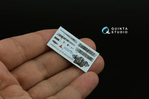 Quinta Studio QD+72183 Su-27 3D-Printed &amp;amp; coloured Interior on decal paper (Trumpeter) (with 3D-printed resin part) 1/72 – zdjęcie 5