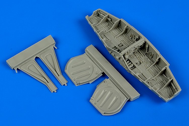 Baie de train d'atterrissage Aires 4613 P-51D Mustang 1/48 Hobby boss
