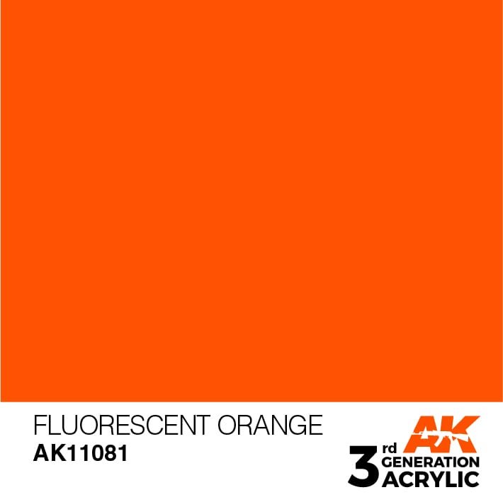 AK Interactive AK11081 Fluorescent Orange 17ml
