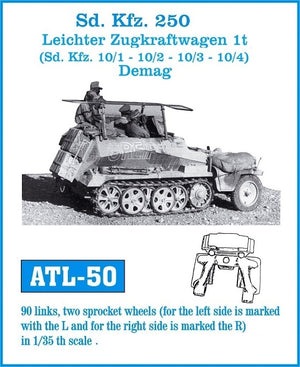 Friulmodel ATL-050 Sd Kfz. 250/ Leichter Zugkraftwagen 1t. (Sd. Kfz 10/1- 10/2 – 10/3 – 10/4) Demag 1/35