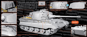 Dragon 6840 Sd.Kfz.182 Kingtiger Henschel Production w/Zimmerit s.Pz.Abt.505 Russia 1944 1/35 – imagen 2