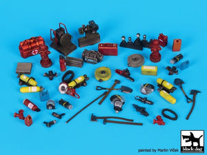 Black Dog T35144 Firefighters equipment accessories set 1/35 – image 5