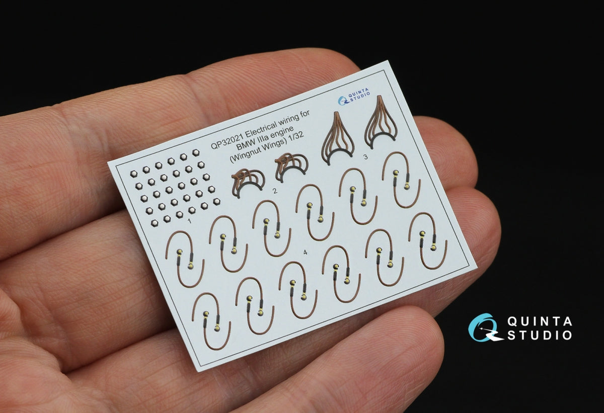 Quinta Studio QP32021 BMW III Electrical wiring, for Fokker D.VIIF (Wingnut Wings) 1/32 – image 3