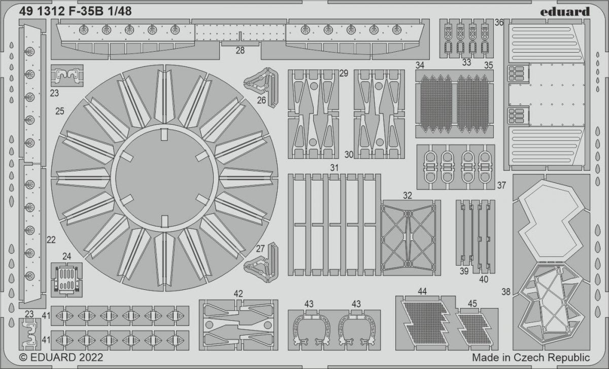 Eduard BIG49357 F-35B ITALERI 1/48 – zdjęcie 2
