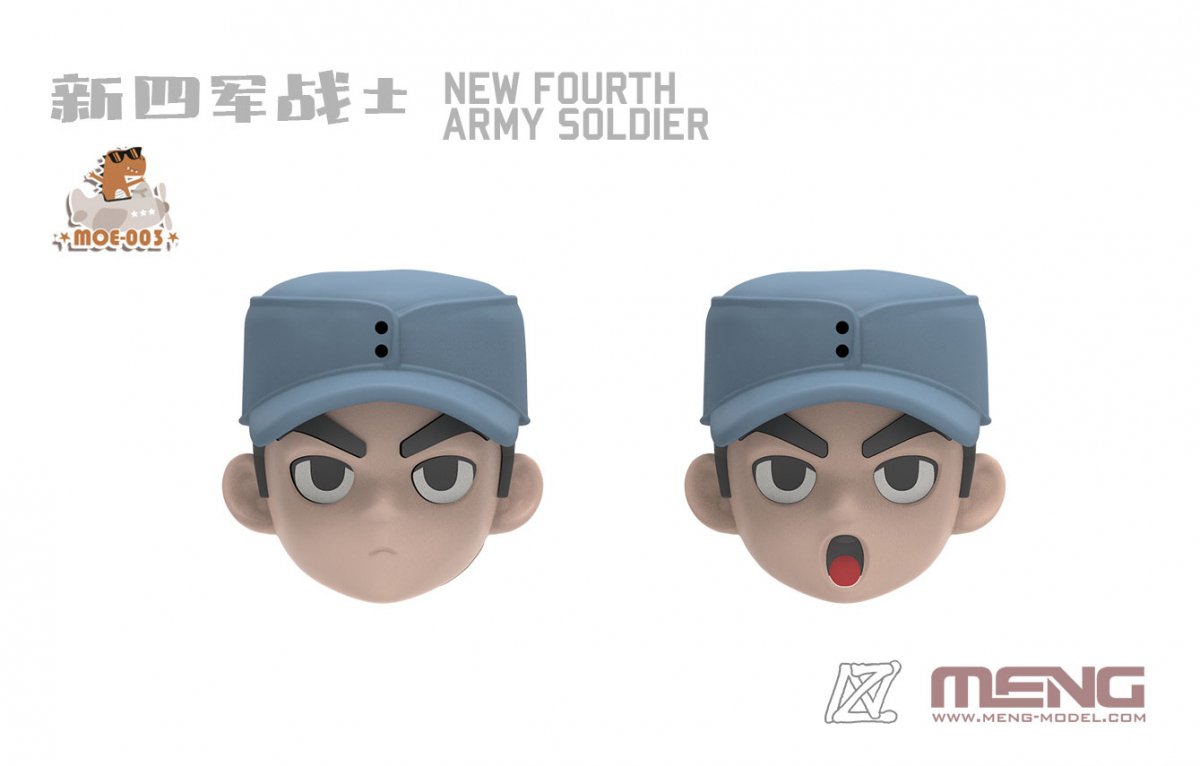Meng Model MOE-003 New Fourth Army Soldier 100mm – zdjęcie 2