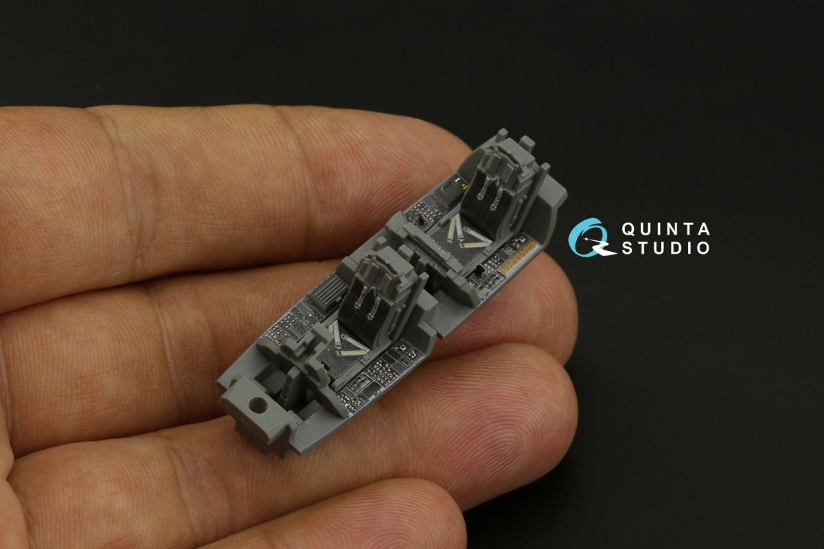 Quinta Studio QD72039 F-15E 3D-Printed &amp;amp; coloured Interior on decal paper (Academy) 1/72 – zdjęcie 4