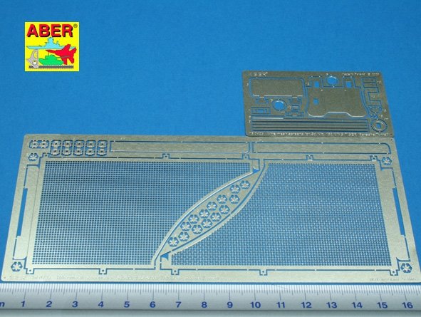 Aber 16042 Tiger II Porsche Vol.8 - Anti Mine Mesh plus some extra parts 1/16 – zdjęcie 2