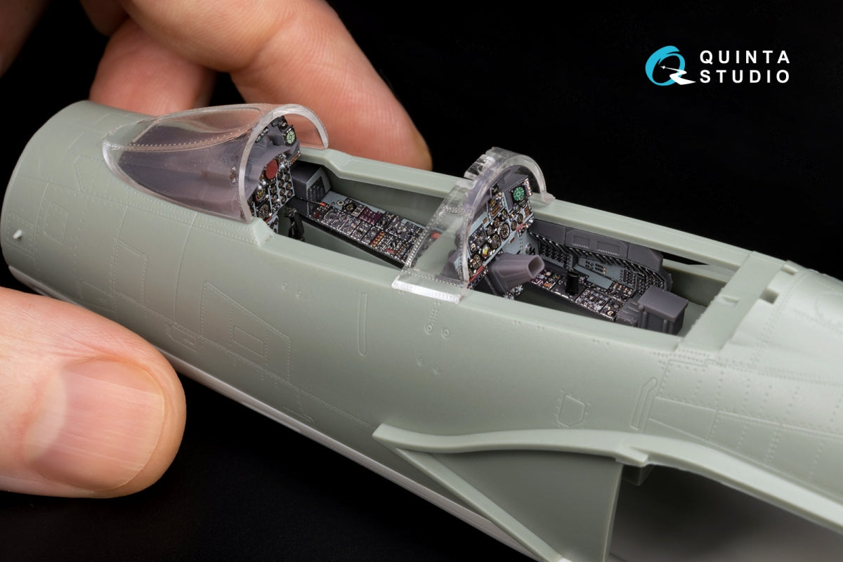 Quinta Studio QDS+48495 F-4D late Phantom II 3D-Printed &amp;amp; coloured Interior on decal paper (Academy) (Small version) (with 3D-printed resin parts) 1/48 – zdjęcie 10