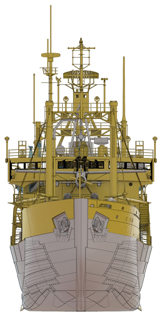 Hasegawa HP001 Antarctic research ship Soya Second Antarctic expedition 1/250 – zdjęcie 7