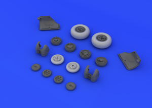 Eduard 648089 MiG-23 M/ MF wheels 1/48 (TRUMPETER) – zdjęcie 2